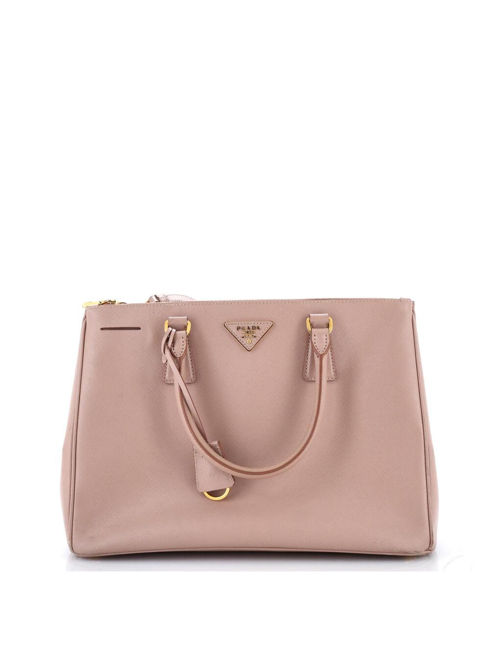 Prada Double Zip Lux Tote Saffiano #323316P99B